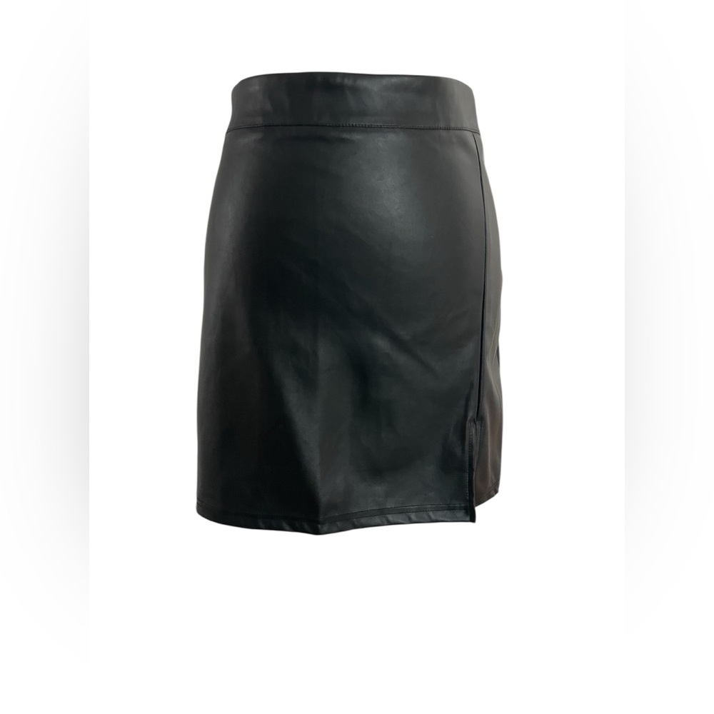 SHEIN Sleek Black High Waisted Mini Skirt